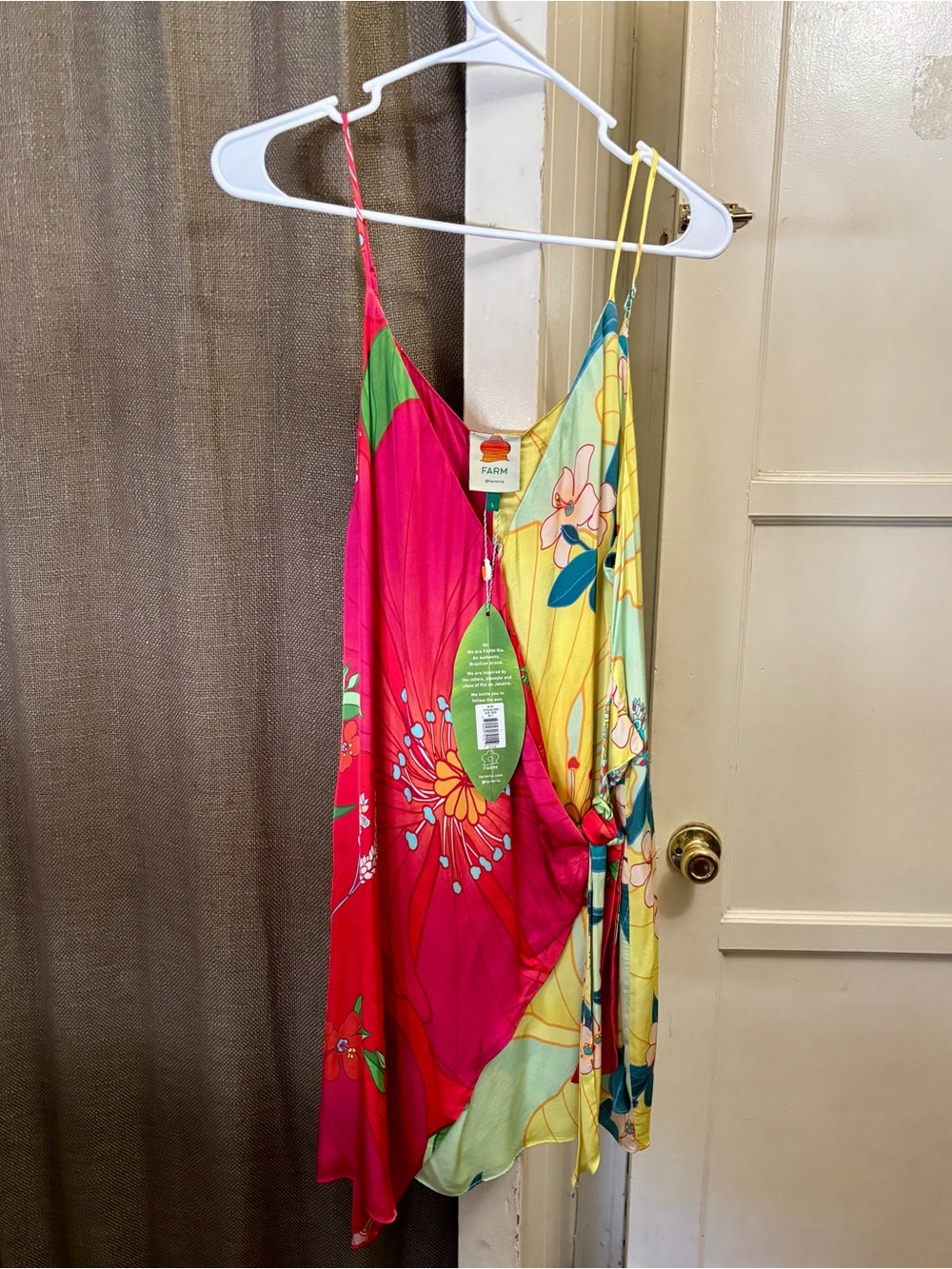 FARM Rio Pink, Yellow & Green Floral One-Piece